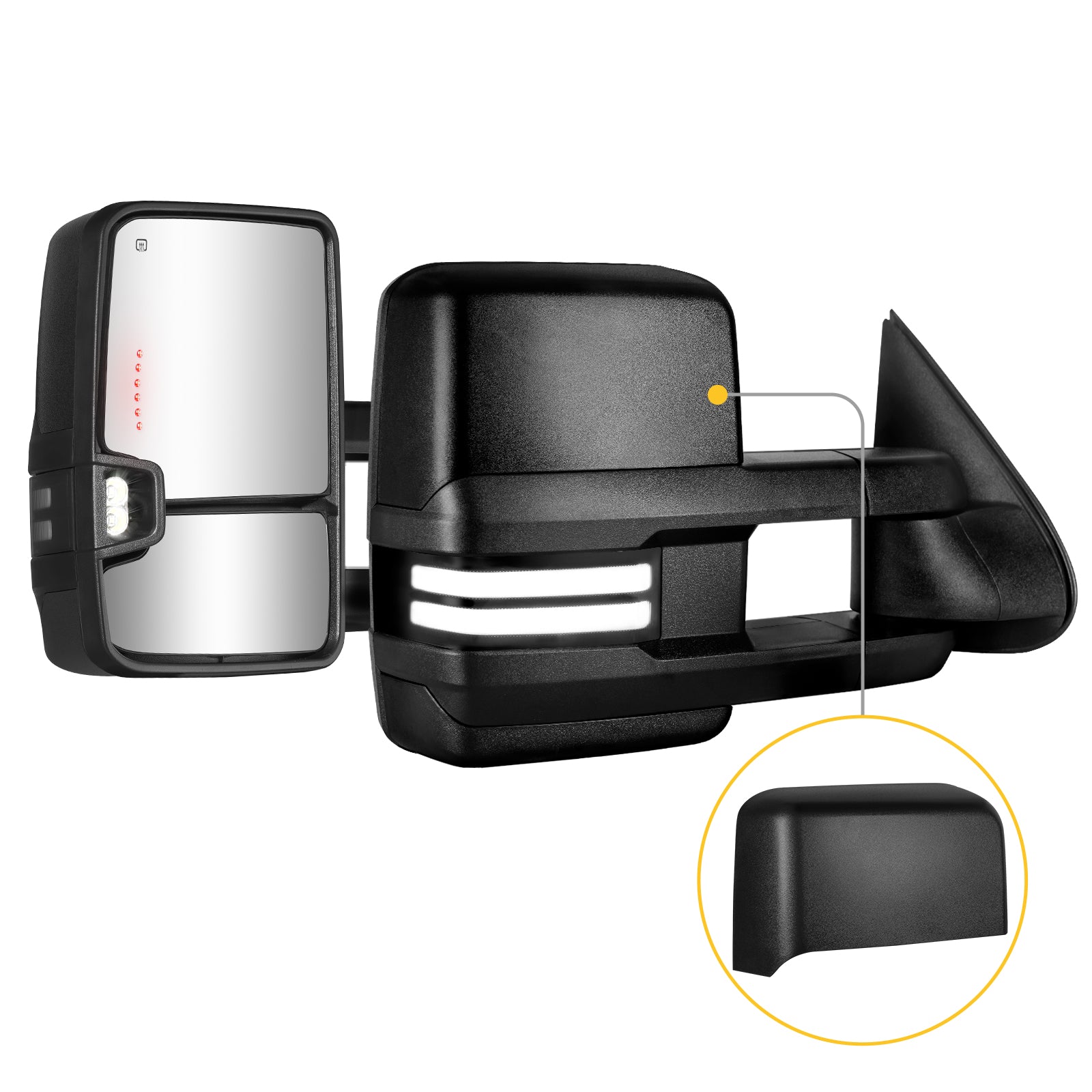 Sanooer towing mirror accessories for CHEVY & GMC