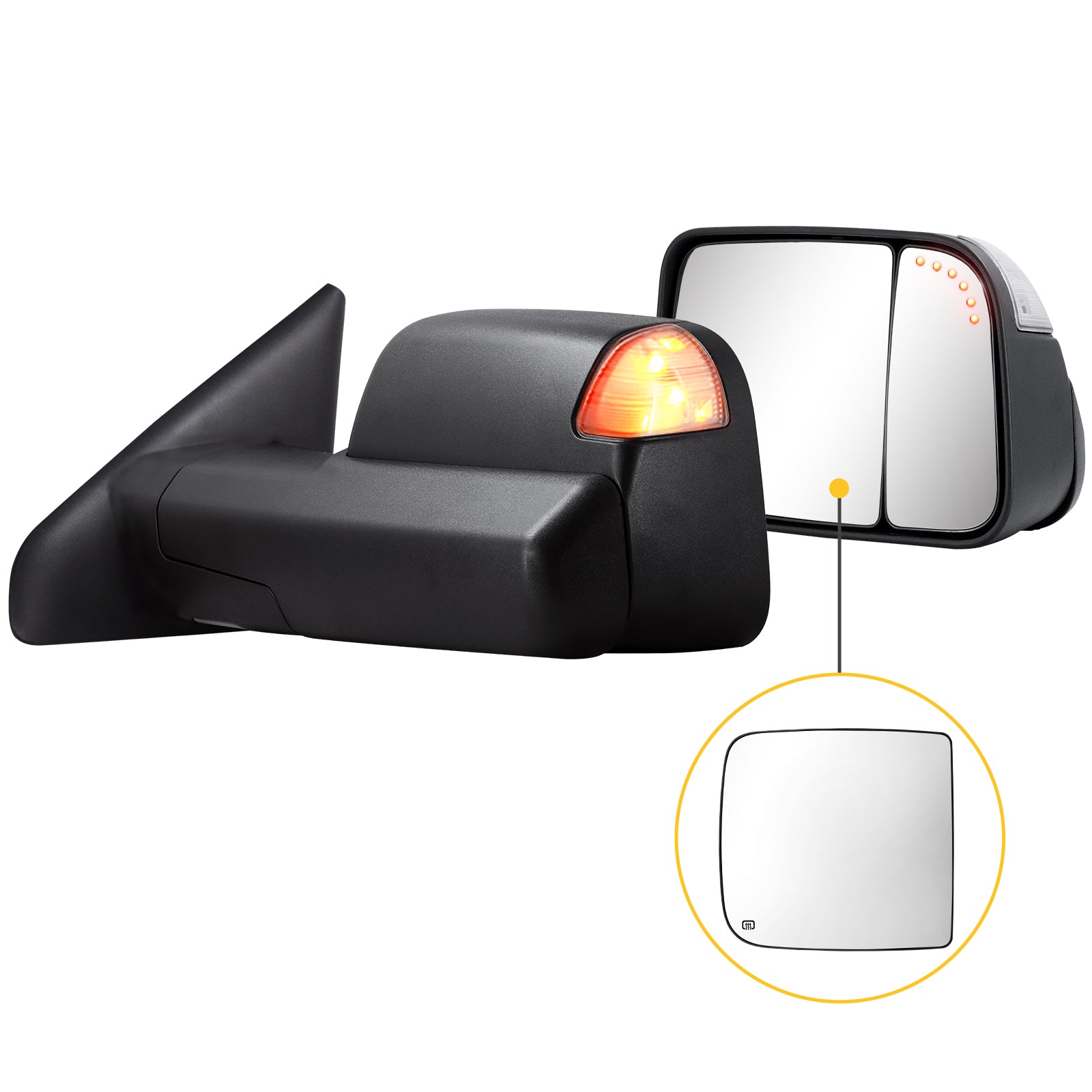 Sanooer towing mirror accessories for DODGE