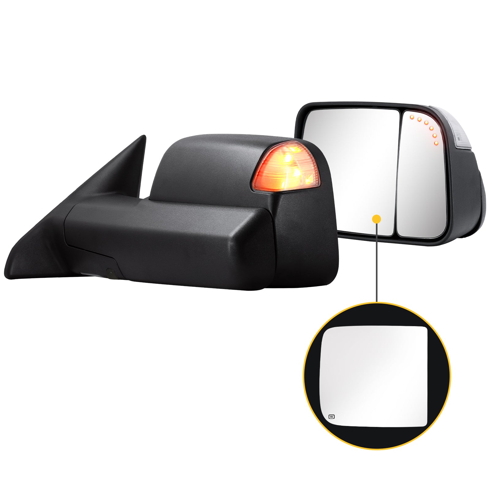 Sanooer towing mirror accessories for DODGE