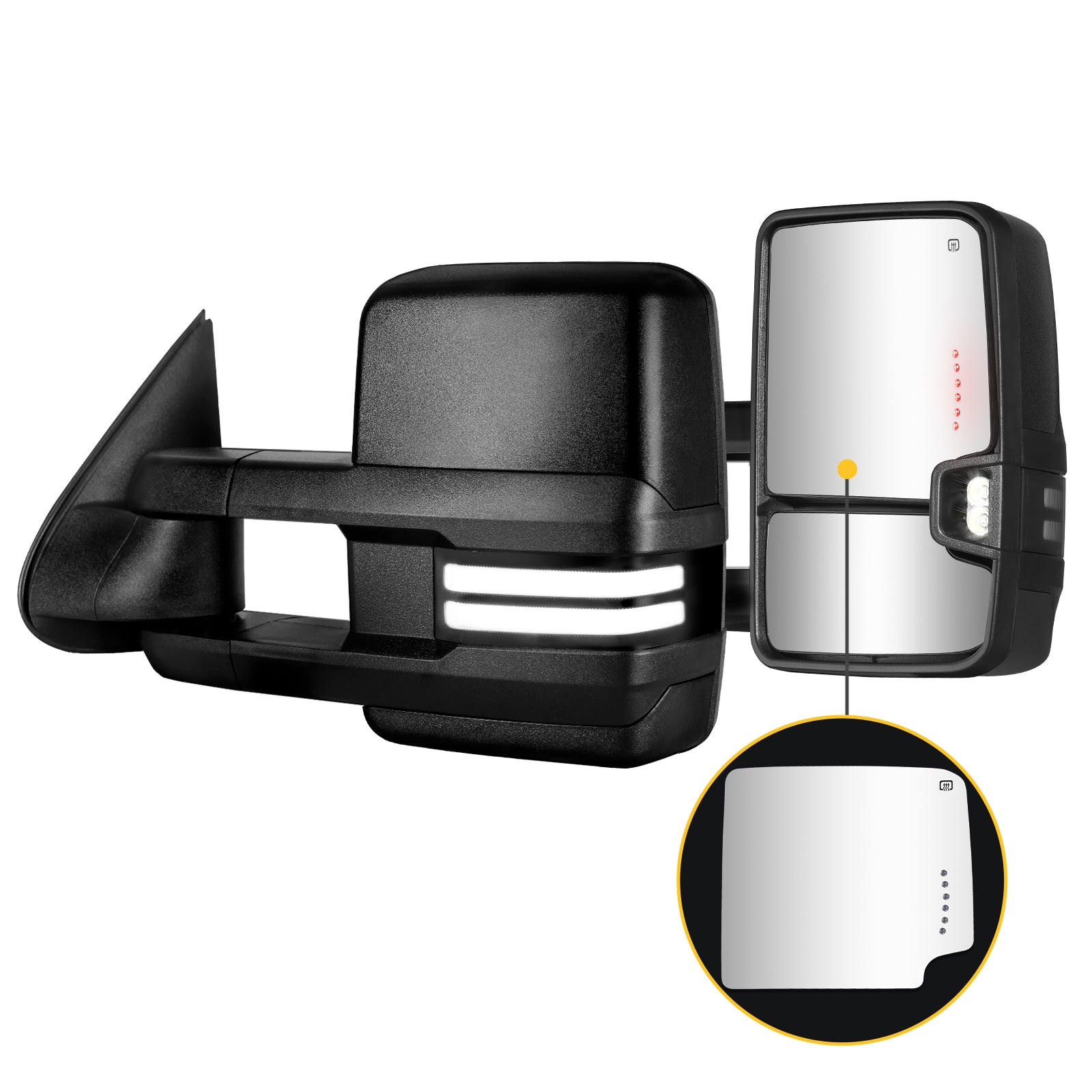 Sanooer towing mirror accessories for CHEVY & GMC