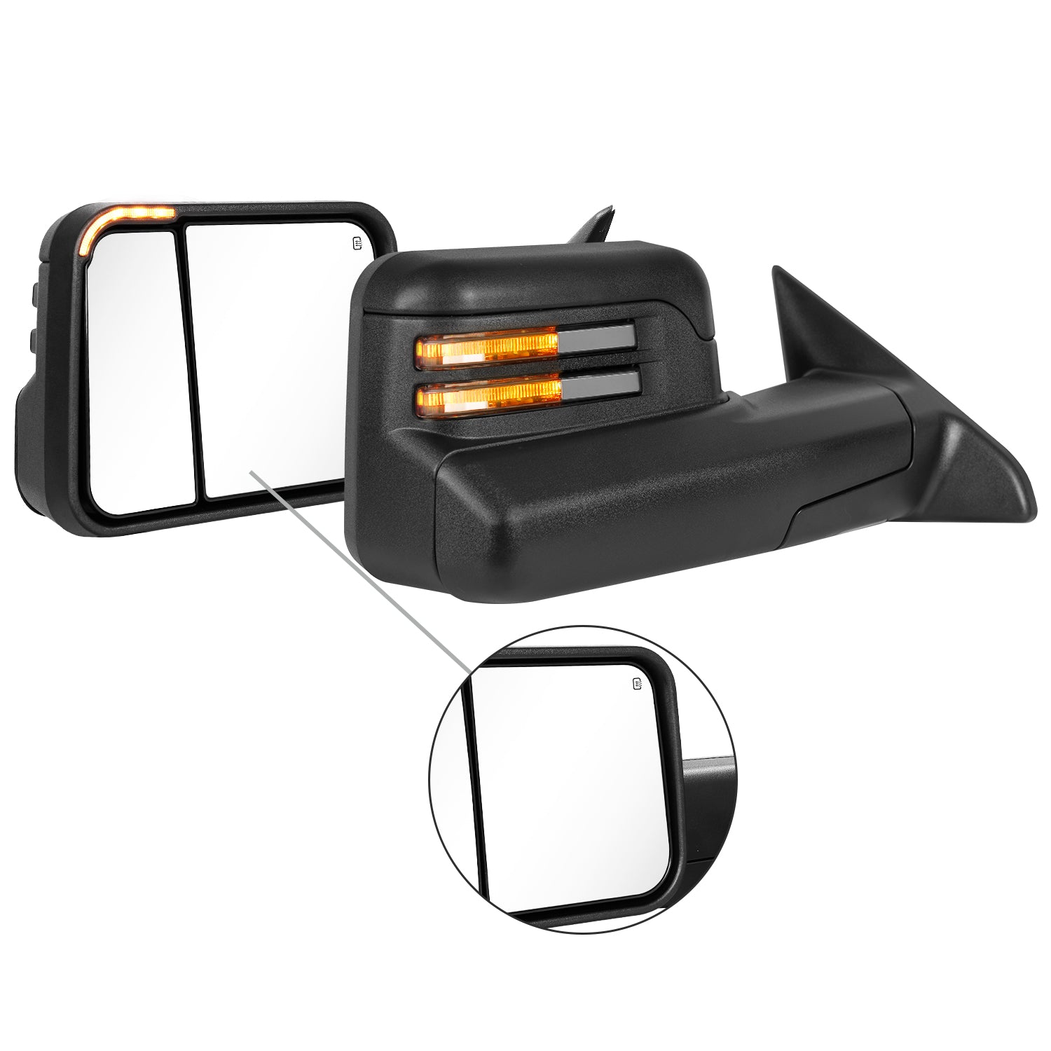Sanooer towing mirror accessories for DODGE