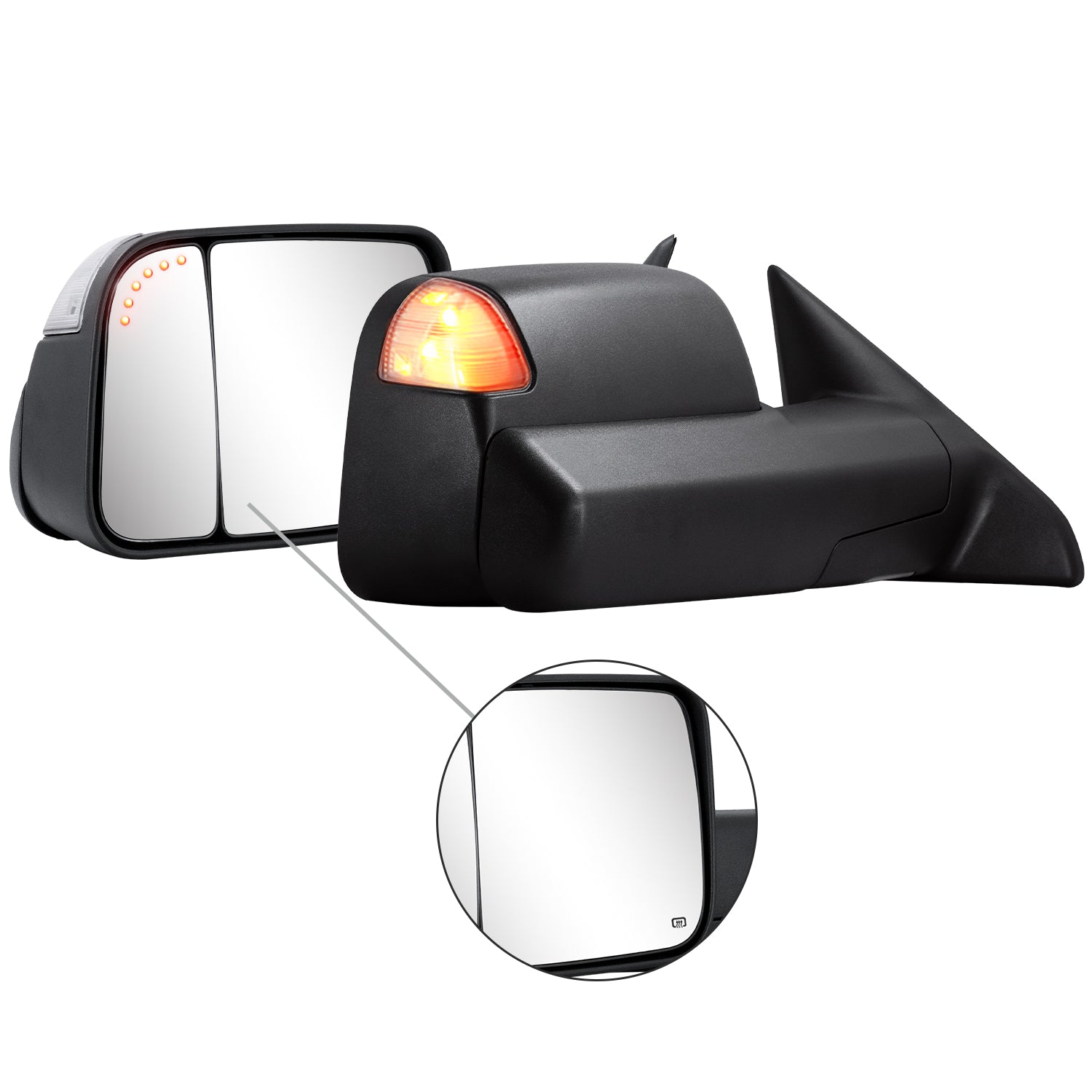 Sanooer towing mirror accessories for DODGE