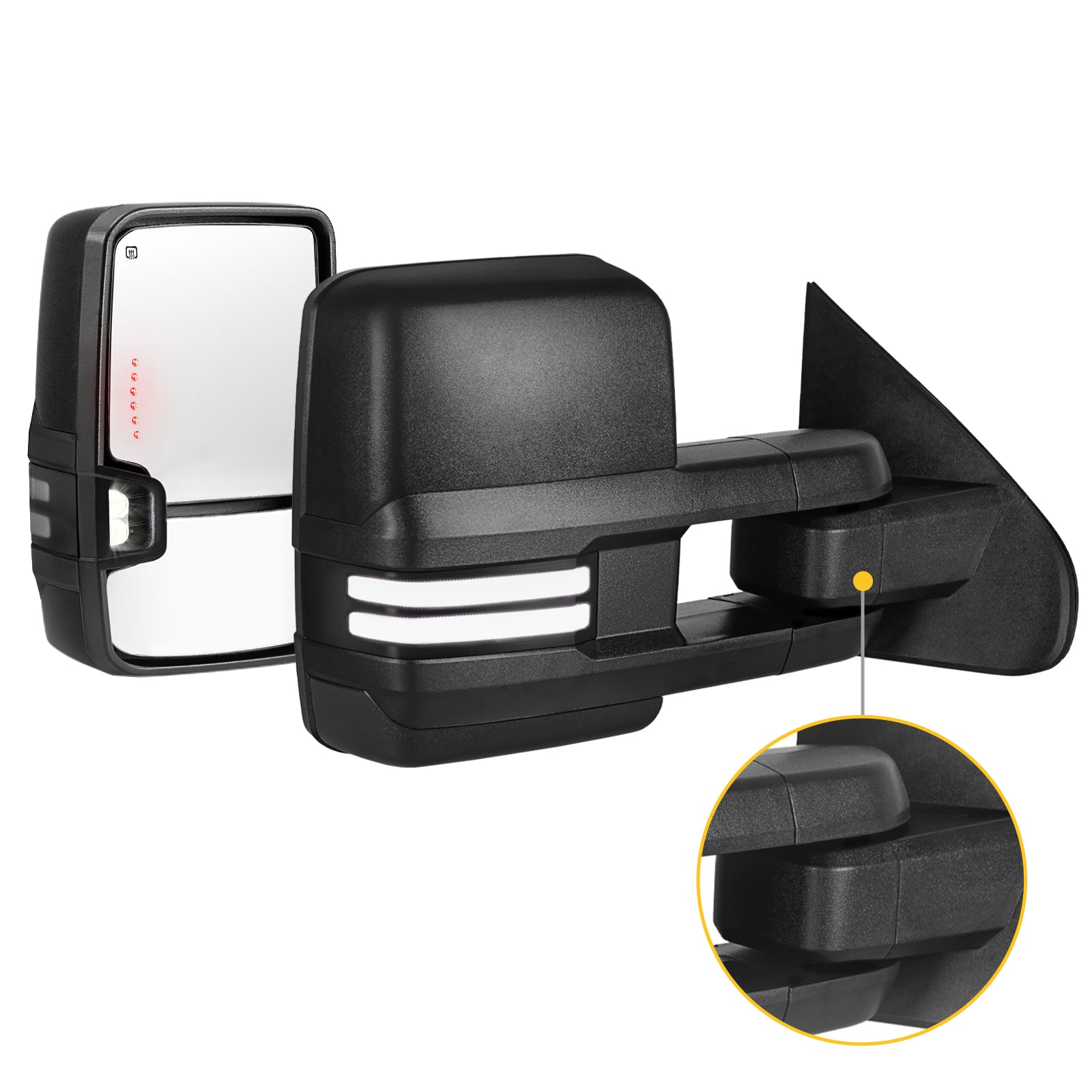 Sanooer towing mirror accessories for CHEVY & GMC