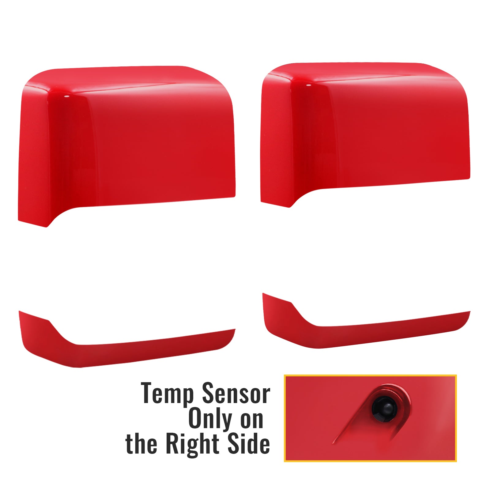 Towing Mirror Color Case Accessories for CHEVY & GMC (Case Only)