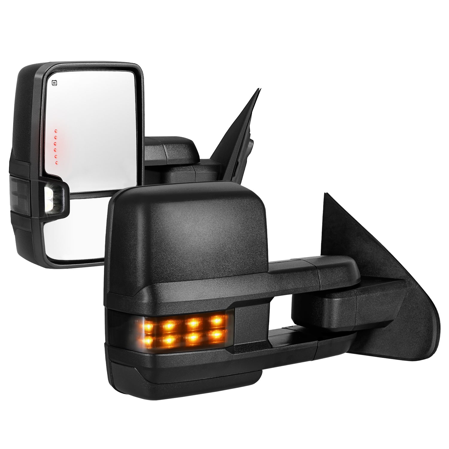 Custom Extendable Telescopic Towing Mirror for 2014 - 2019 CHEVY Silverado GMC Sierra etc.