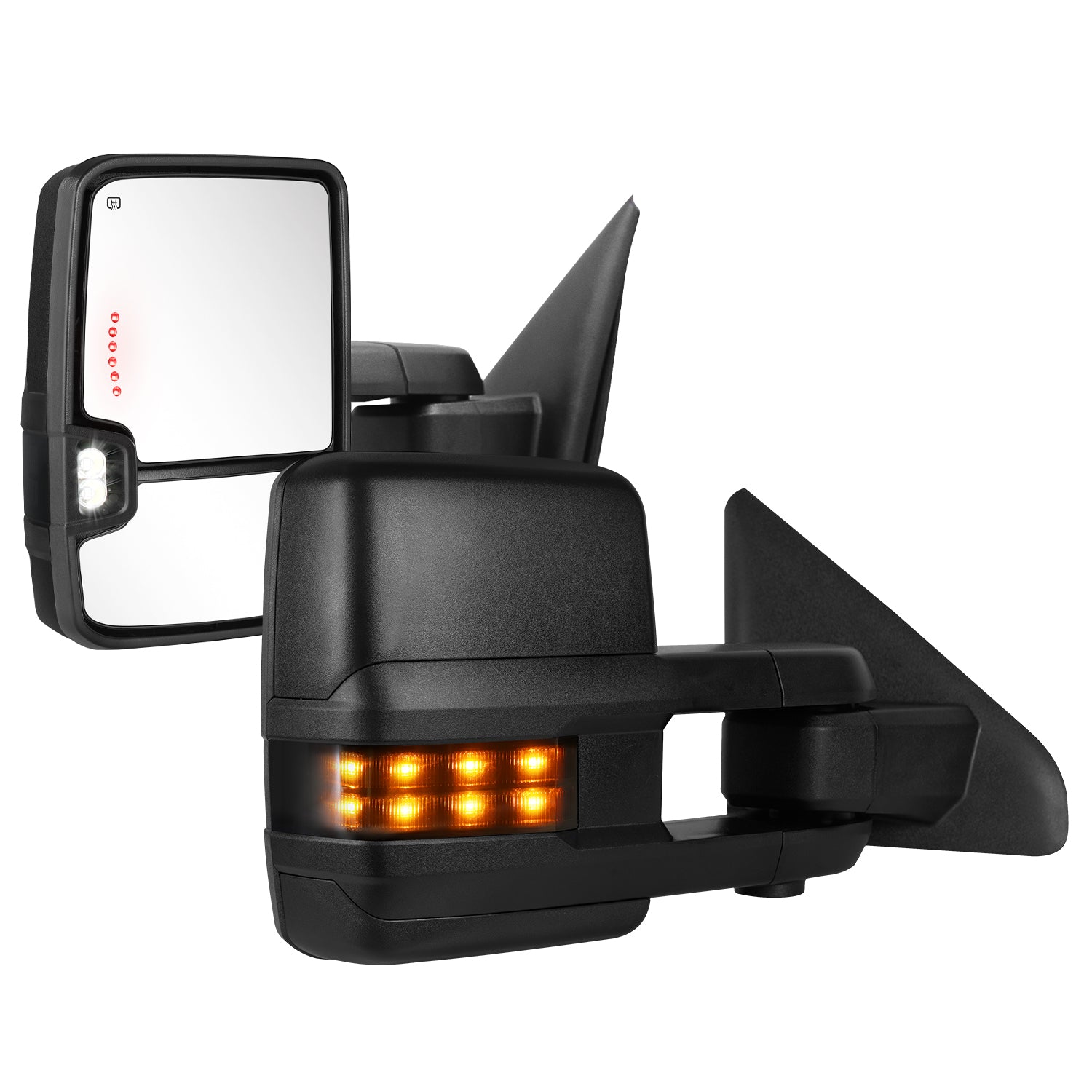 Sanooer Towing Mirrors for 2002-2009 Dodge Ram 1500 2500 3500 Multifunction Pair Set