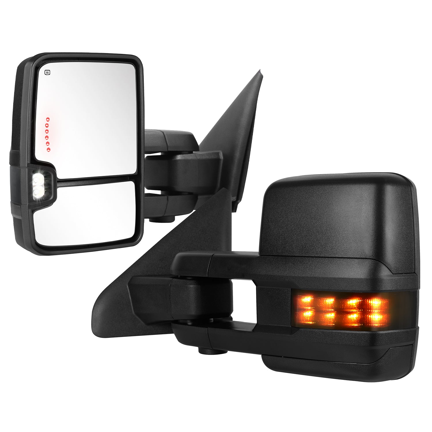 Towing Mirrors for 2002-2009 Dodge Ram 1500 2500 3500 Multifunction Pair Set