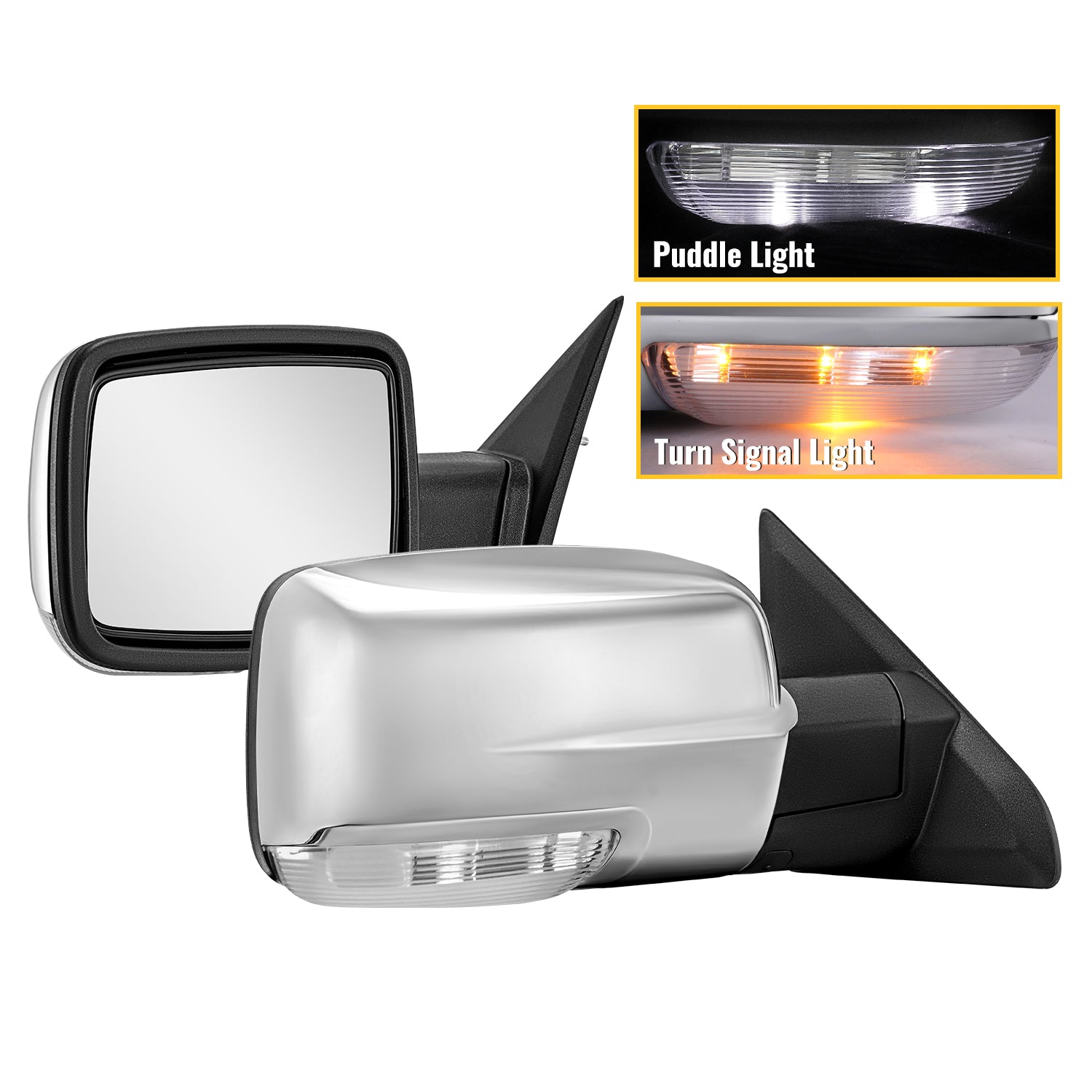 Sanooer 2009-2018 Dodge Ram 2500 3500 2019-2024 Ram 1500 Classic Side Mirror