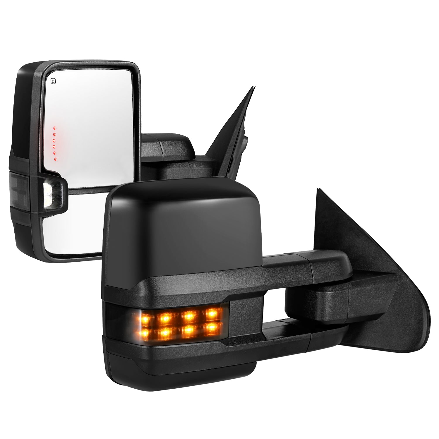 Custom Extendable Telescopic Towing Mirror for 2014 - 2019 CHEVY Silverado GMC Sierra etc.