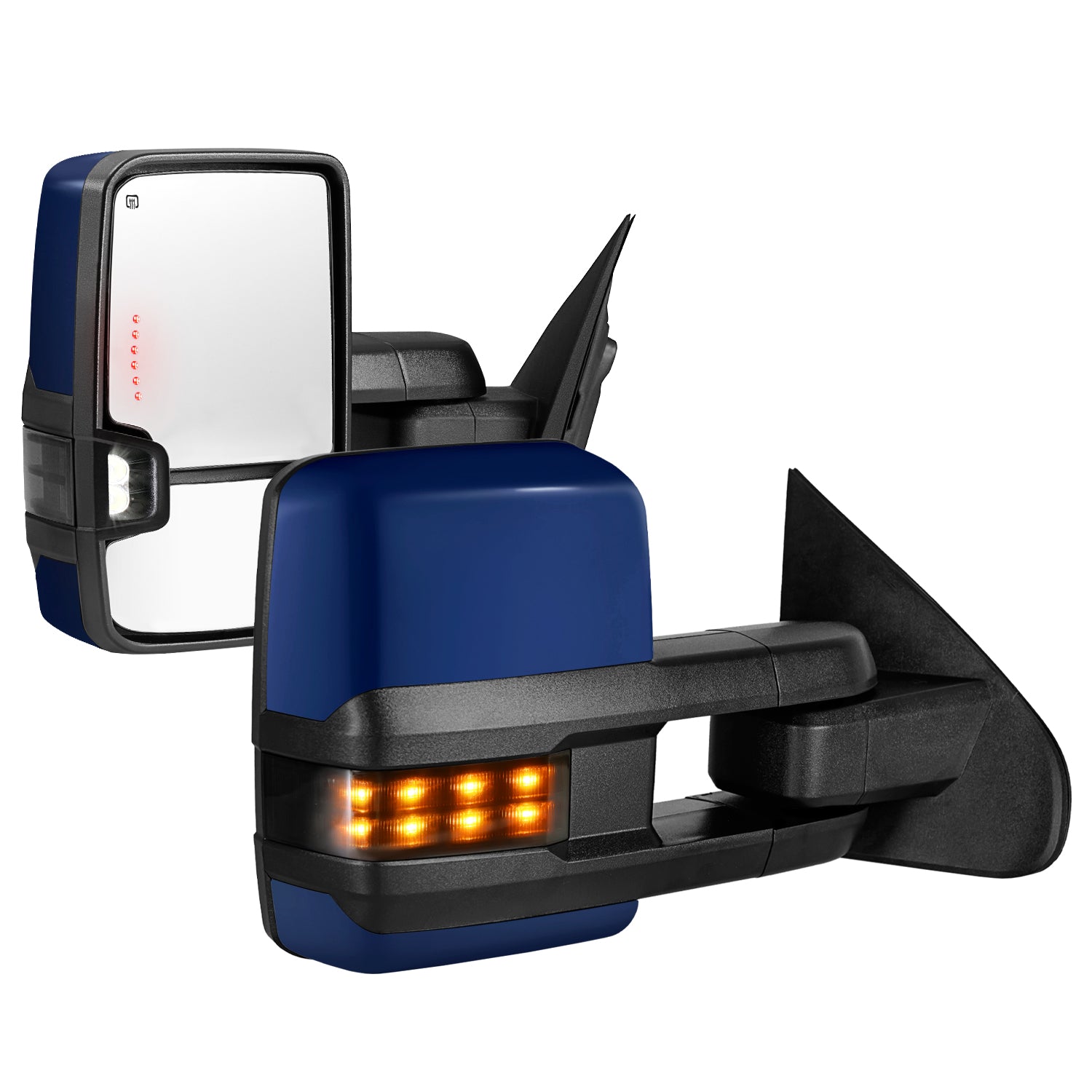 Custom Extendable Telescopic Towing Mirror for 2014 - 2019 CHEVY Silverado GMC Sierra etc.