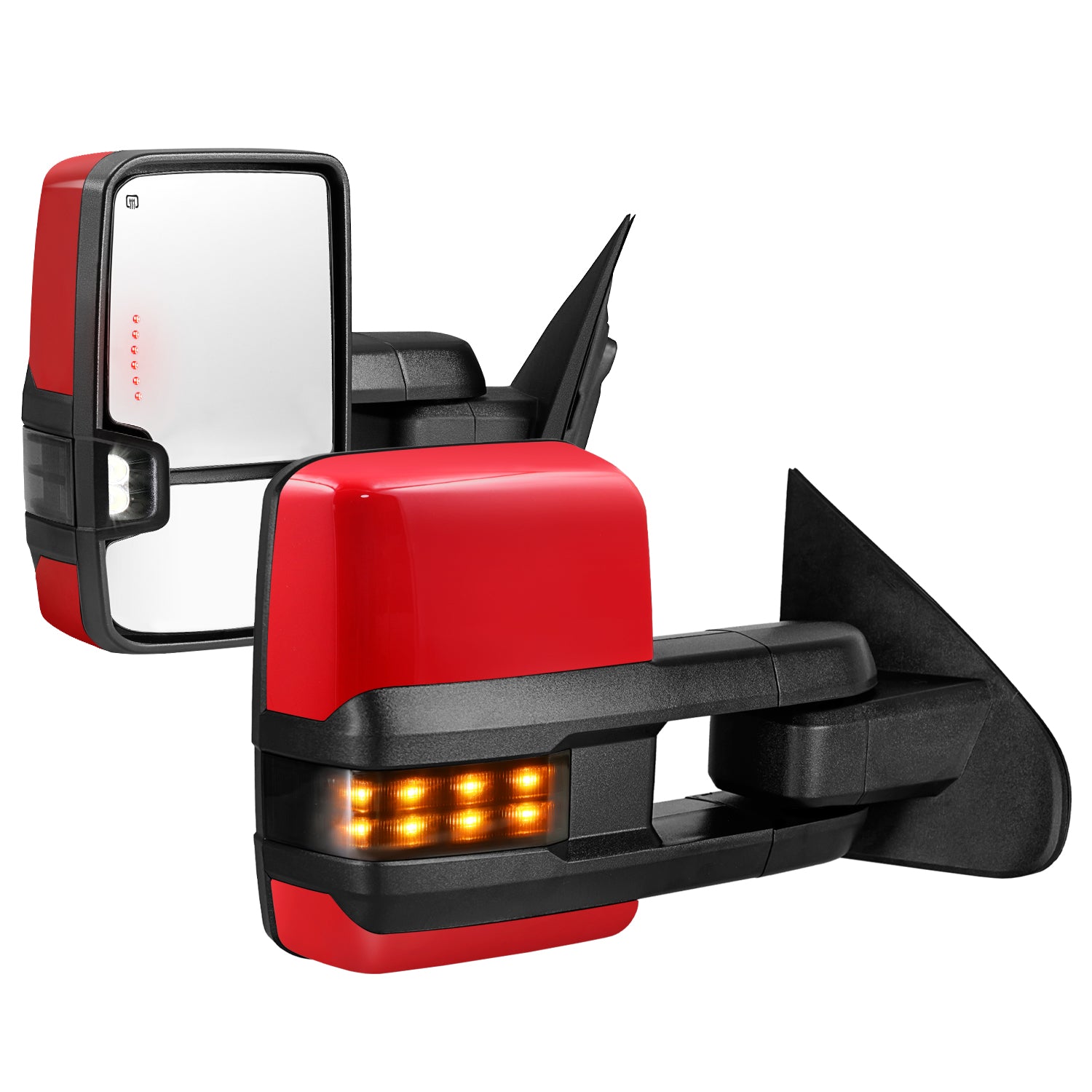 Custom Extendable Telescopic Towing Mirror for 2014 - 2019 CHEVY Silverado GMC Sierra etc.