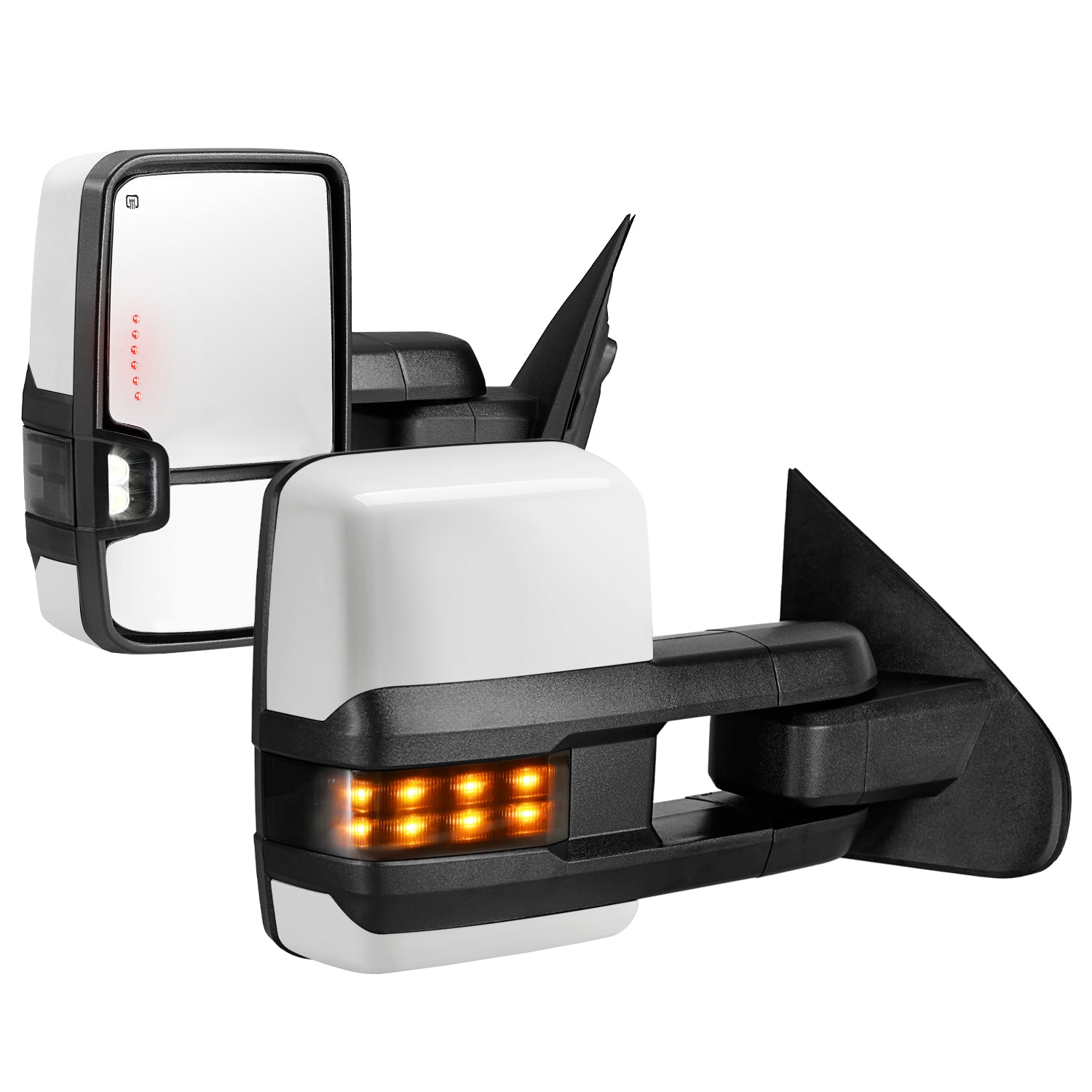 Custom Extendable Telescopic Towing Mirror for 2014 - 2019 CHEVY Silverado GMC Sierra etc.