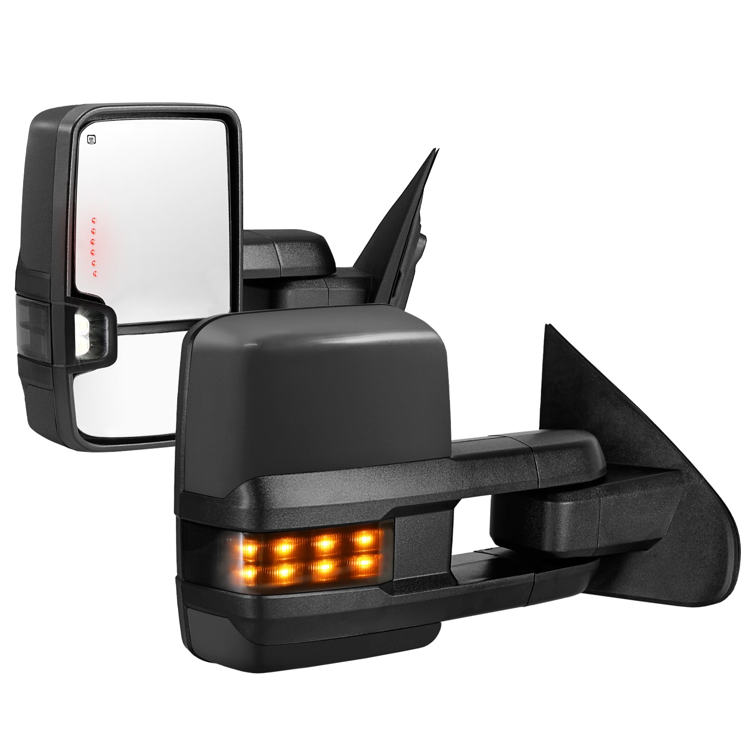 Custom Extendable Telescopic Towing Mirror for 2014 - 2019 CHEVY Silverado GMC Sierra etc.