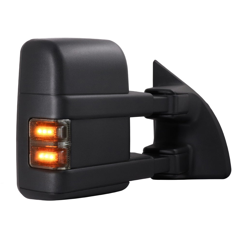 Sanooer-1999-2016-F250-F350-F450-F550-Super-Duty-Extendable-Telescopic-Towing-Mirrors-Smoke Lens-With-Arrow-Light-1