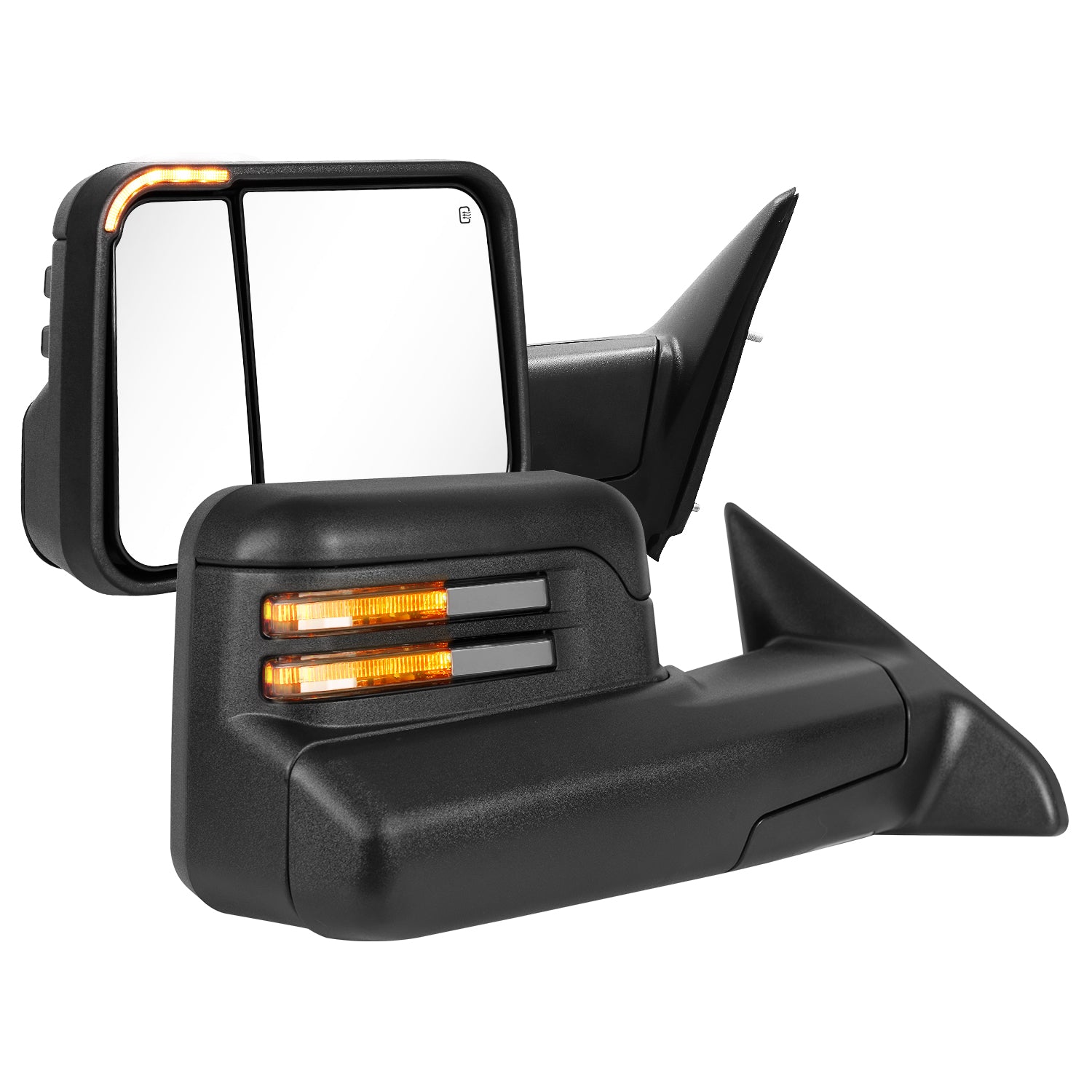 Sanooer 2009-2018 Ram 1500 2010-2018 Ram 2500 3500 black Towing Mirrors
