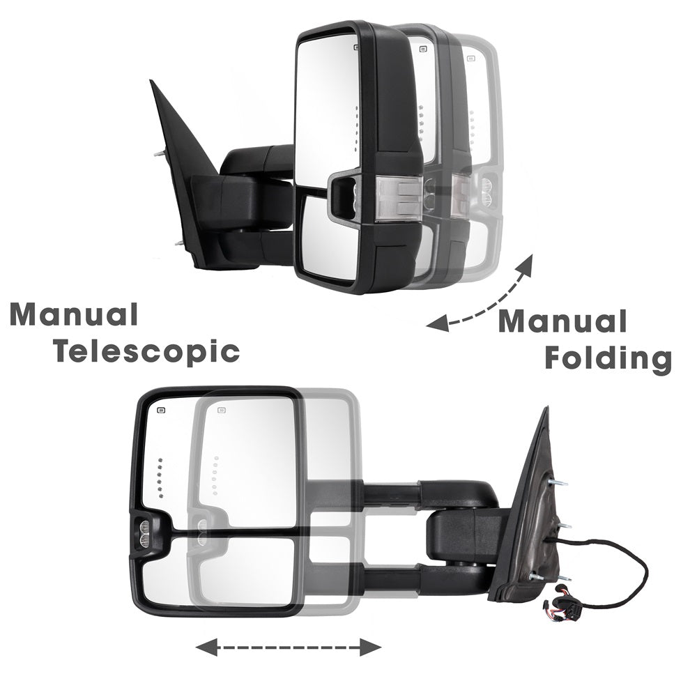 Sanooer-2014-2018-Chevy-Silverado-Extendable-Telescopic-Switchback-Chrome-Inside-Towing-Mirrors-Multifunction-Pair-Set-manual-telescopic-folding