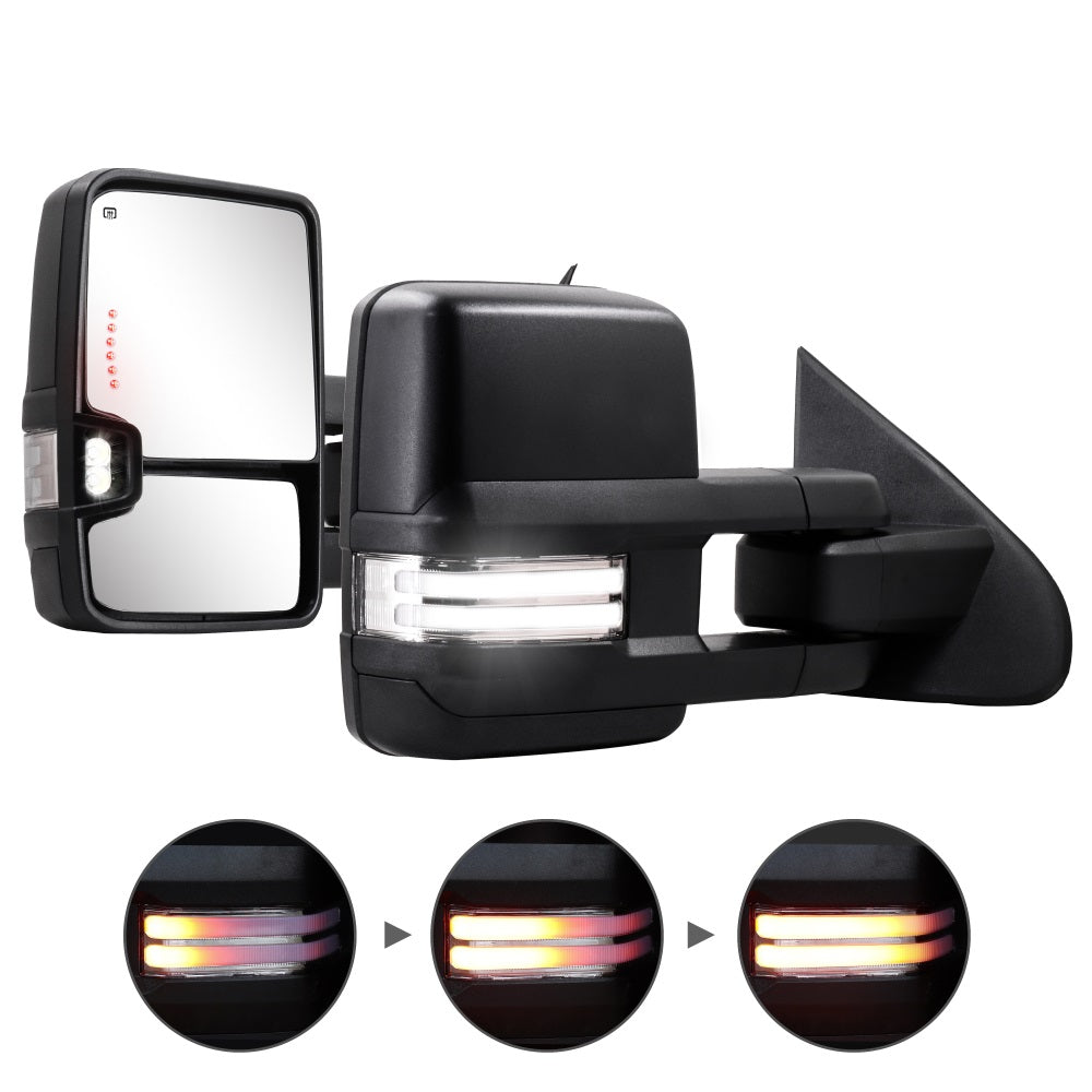 Sanooer-2014-2018-Chevy-Silverado-Extendable-Telescopic-Switchback-Chrome-Inside-Towing-Mirrors-Multifunction-Pair-Set-switchback-light