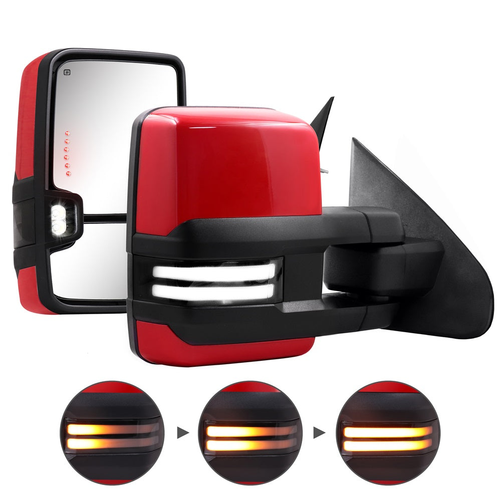 Sanooer-2014-2018-Chevy-Silverado-GMC-Sierra-Paint-Red-Switchback-Towing-Mirrors-Multifunction-Pair-Set-switchback-light