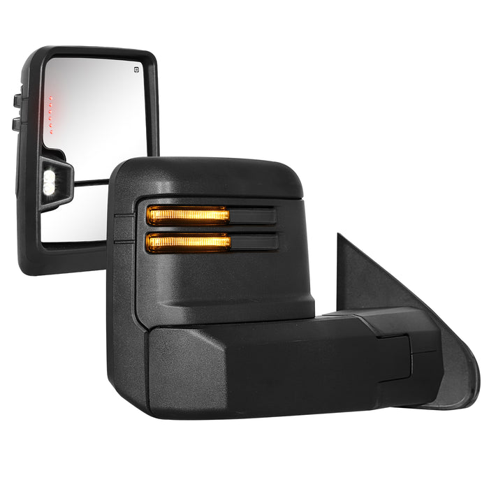 Sanooer Switchback Towing Mirror for 2007-2014 Chevy Silverado GMC Sierra installed on 2013 GMC Sierra 1500 SLE
