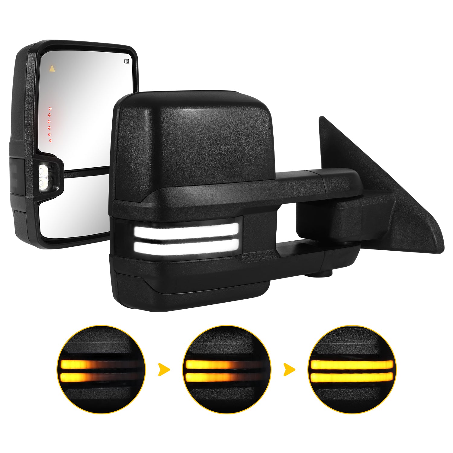 Sanooer 2019-2022 Dodge Ram 2500 3500 Switchback Towing Mirror