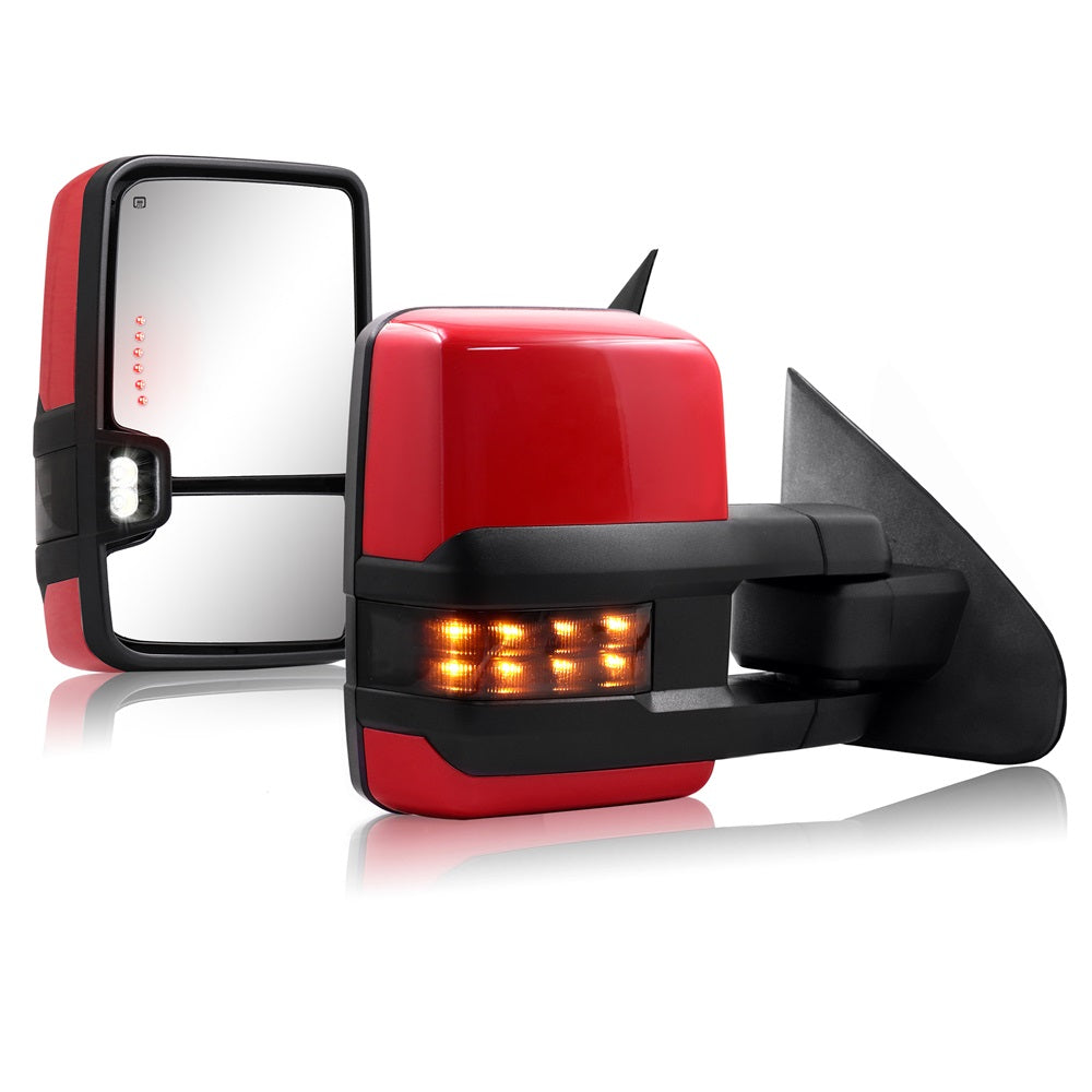 Sanooer-Basic-Towing-Mirror-2014-2018-CHEVY-Silverado-GMC-Sierra-painted-red