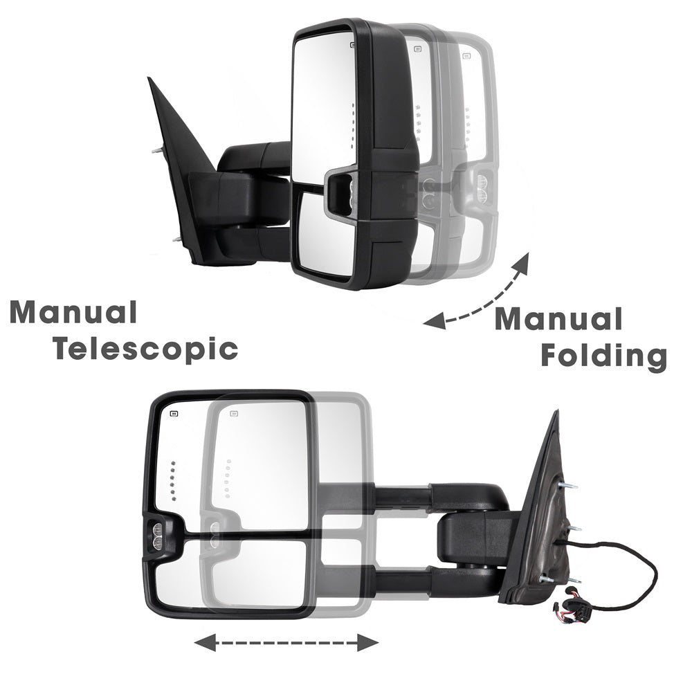Sanooer-Basic-Towing-Mirror-2014-2018-CHEVY-Silverado-GMC-Sierra-textured-black-manual-telescopic-folding
