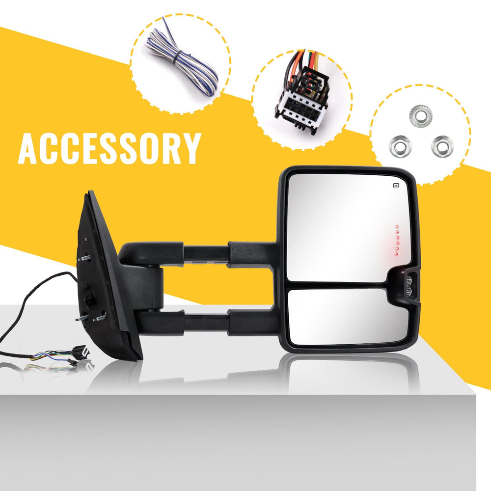 Buy GMC SIERRA CHROME MIRROR COVERS FOR 2014-2015 (LOWER MIRRORS) In - Foto 5