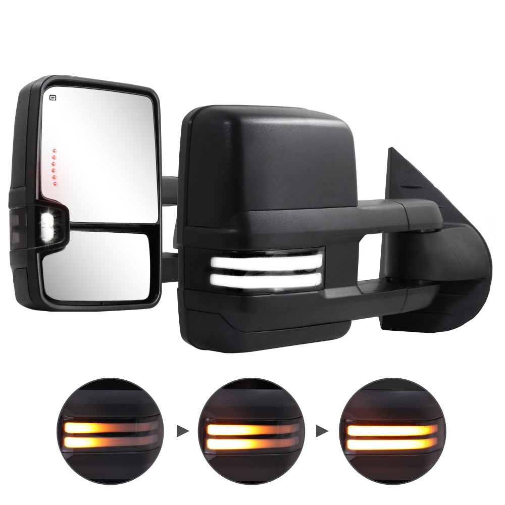 Sanooer-Switchback-Towing-Mirror-2007-New-body-2013-Chevy-Silverado-GMC-Sierra-textured-black-stripe-light