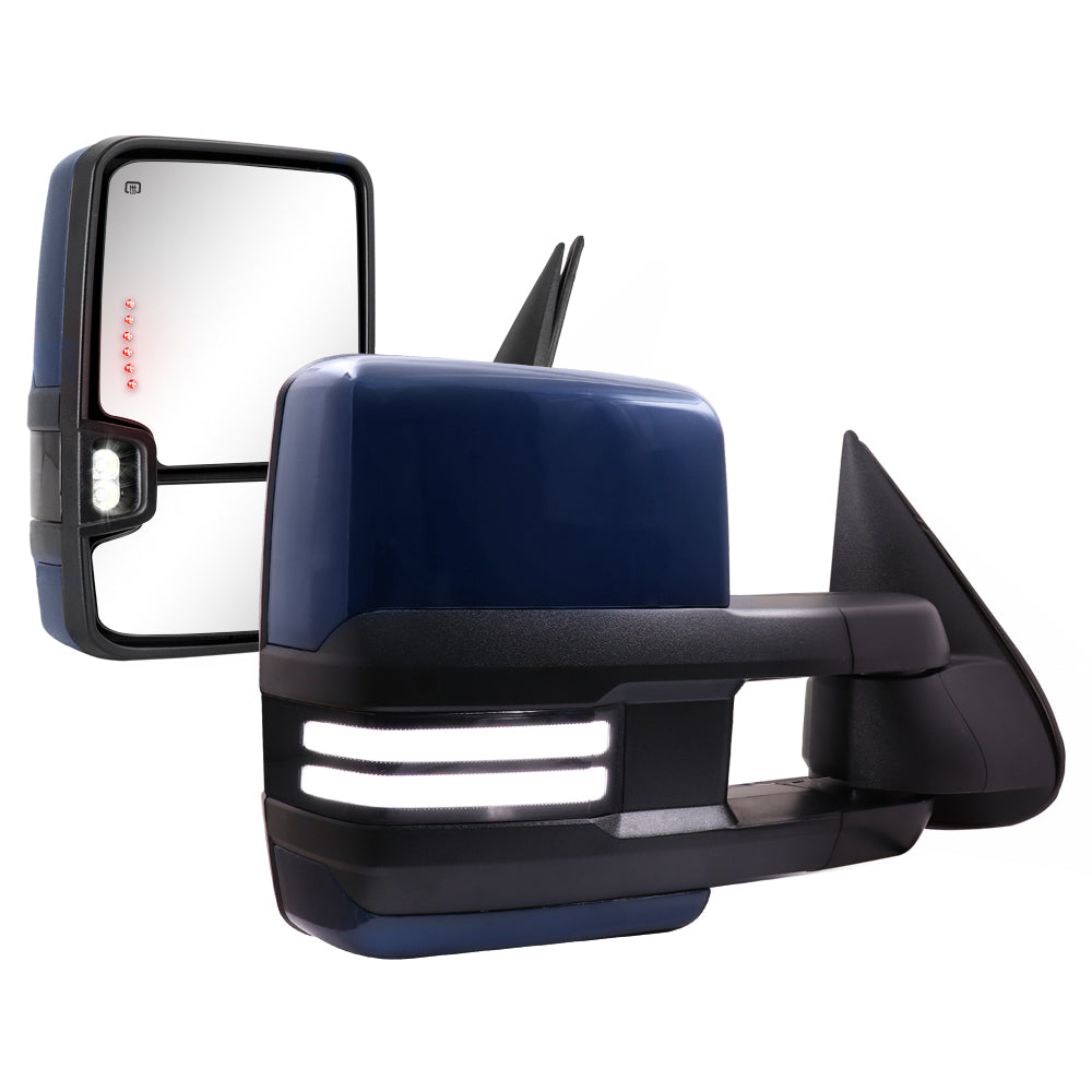 Sanooer-Switchback-Towing-Mirrors-2003-2007-Classic-Chevy-Silverado-GMC-Sierra-paint-blue