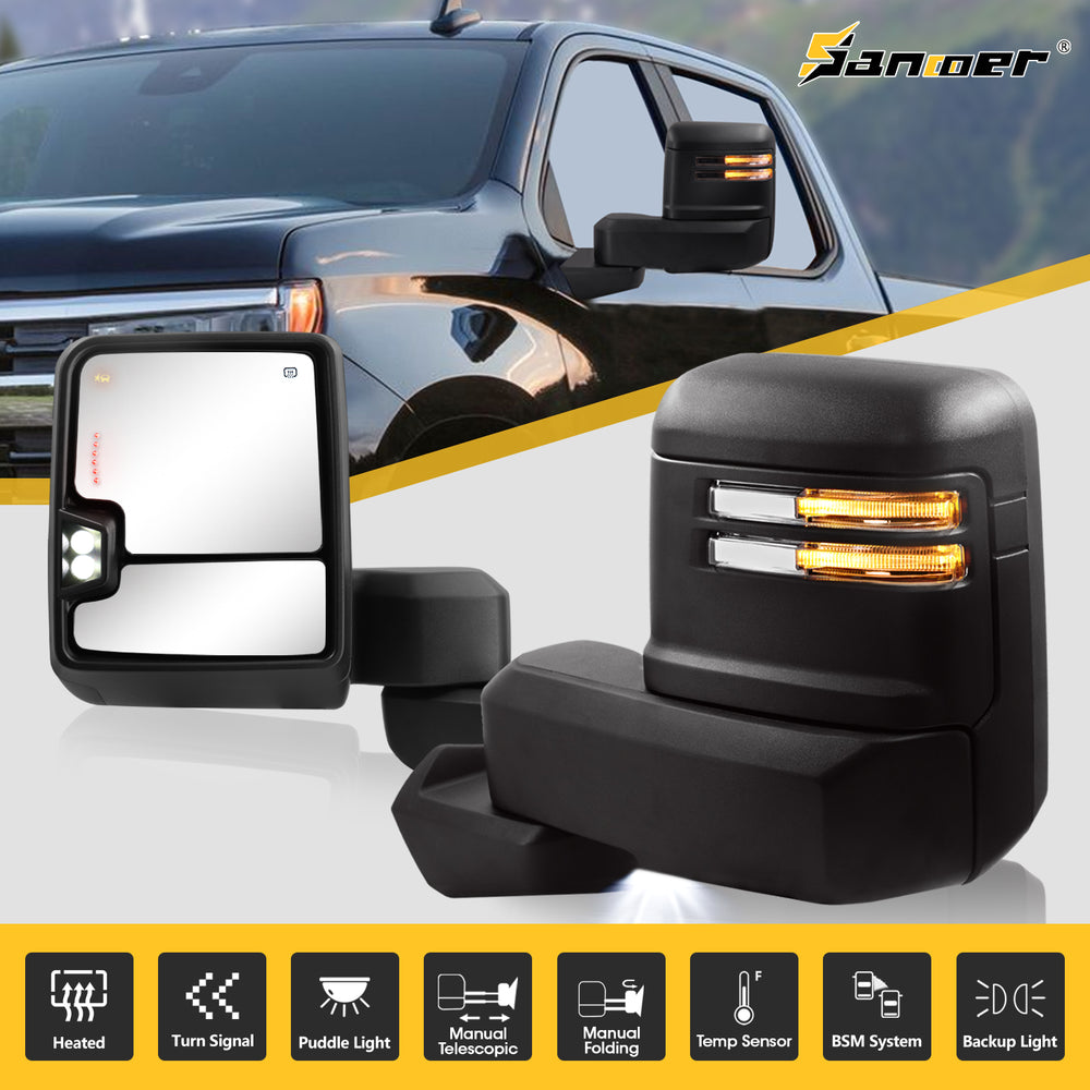 Chevrolet Extended View Tow Mirrors In Black | 84776100 - Foto 9