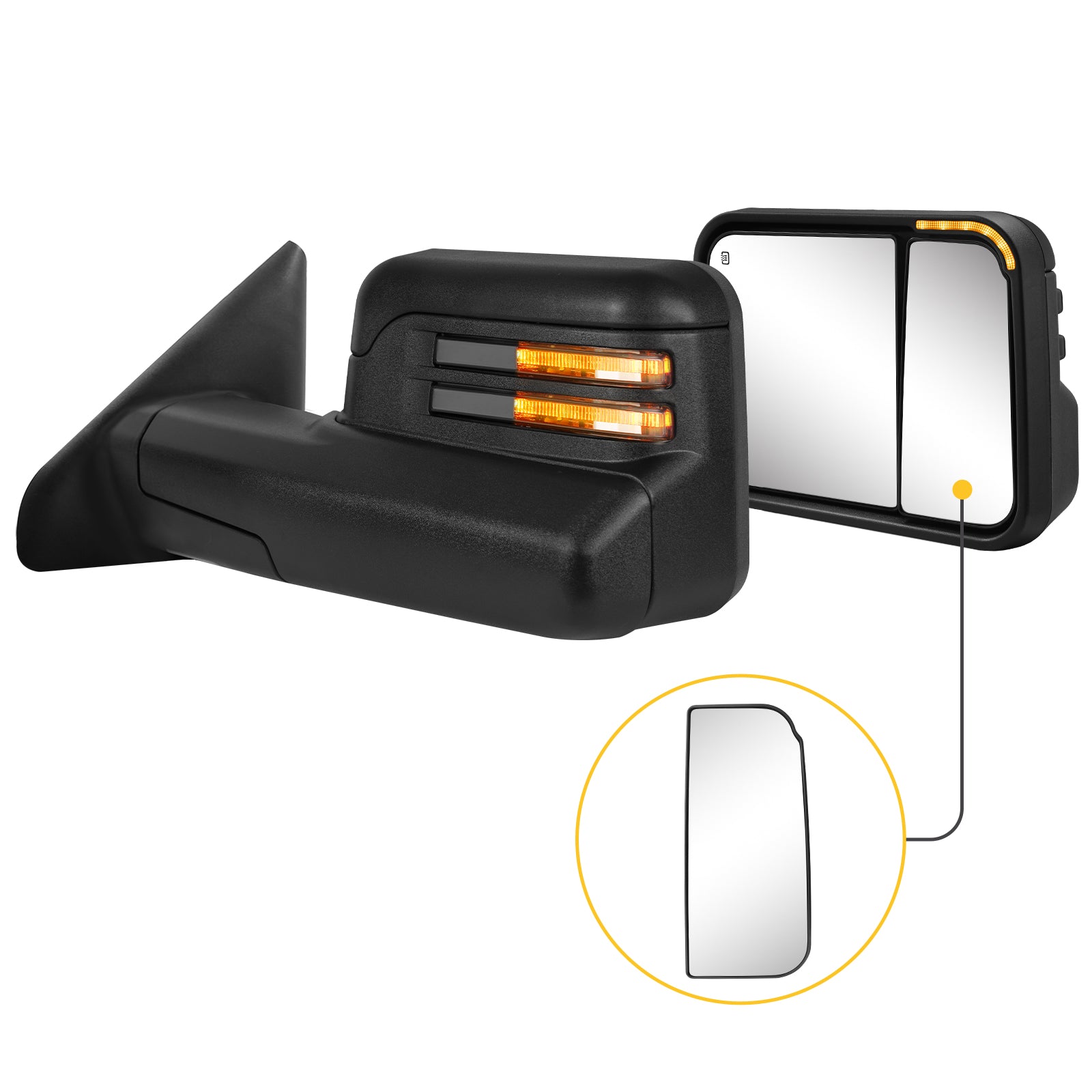 Sanooer towing mirror accessories for DODGE