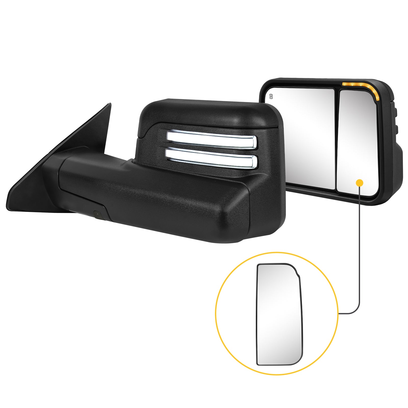 Sanooer towing mirror accessories for DODGE