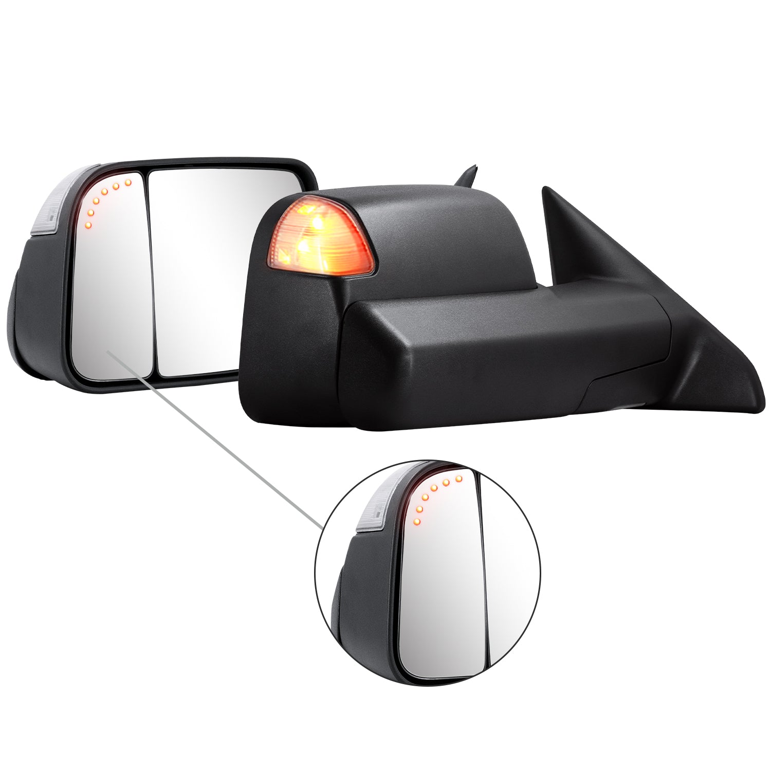 Sanooer towing mirror accessories for DODGE
