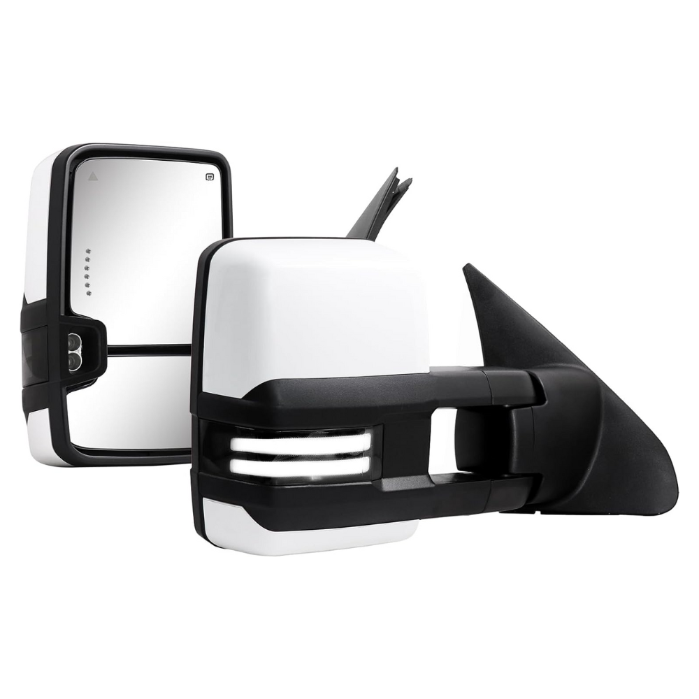Switchback-Towing-Mirrors-for-2007-2021-Toyota-Tundra-painted-white