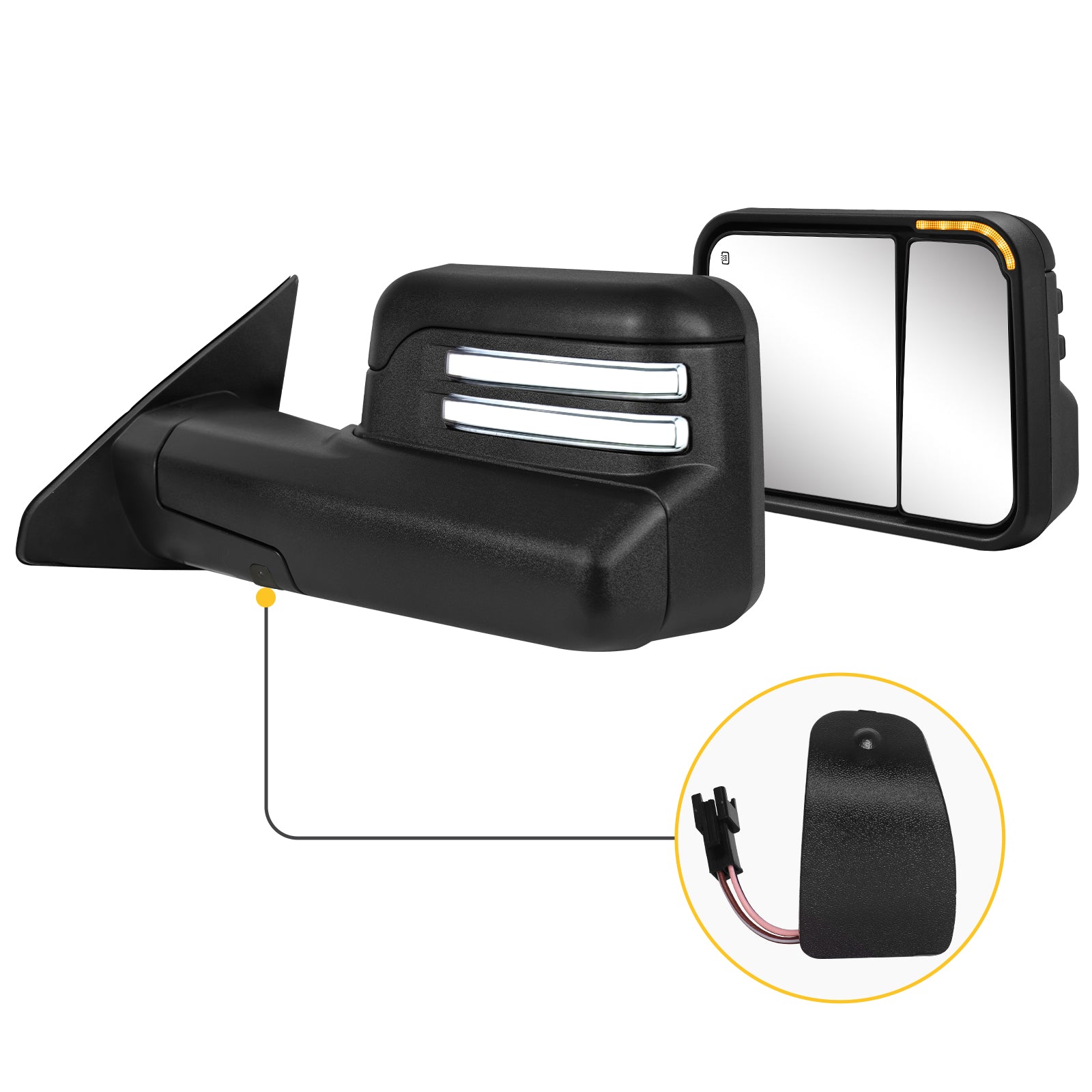 Sanooer towing mirror accessories for DODGE
