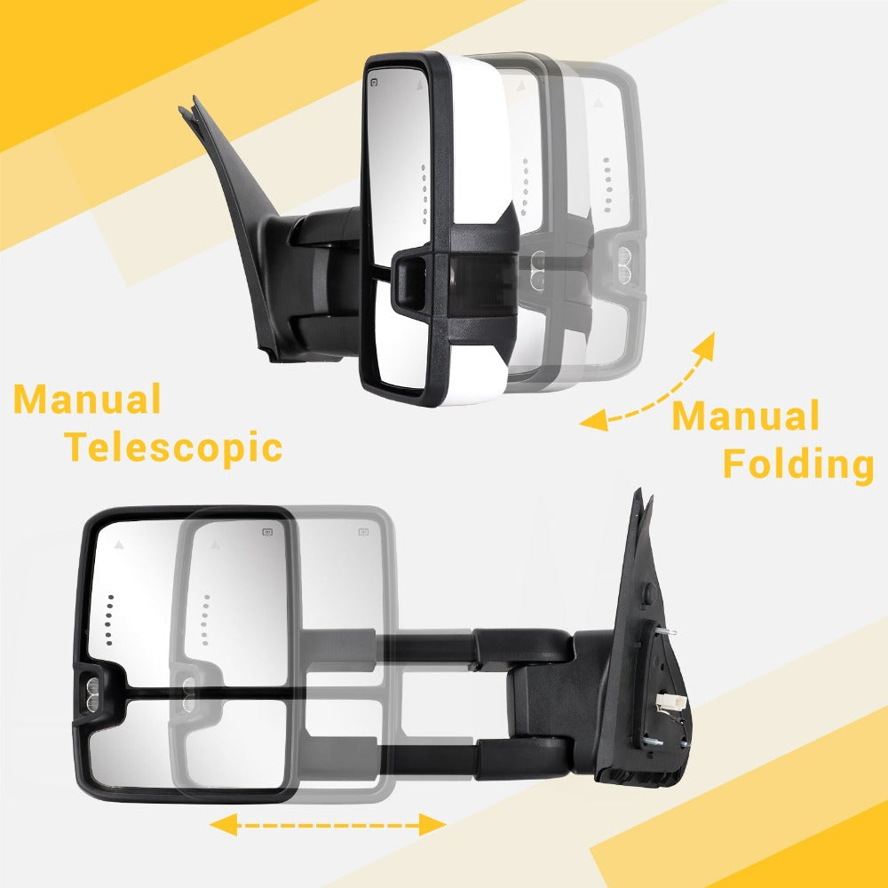 basic-Towing-Mirrors-for-2007-2021-Toyota-Tundra-painted-white-manual-telescopic-folding
