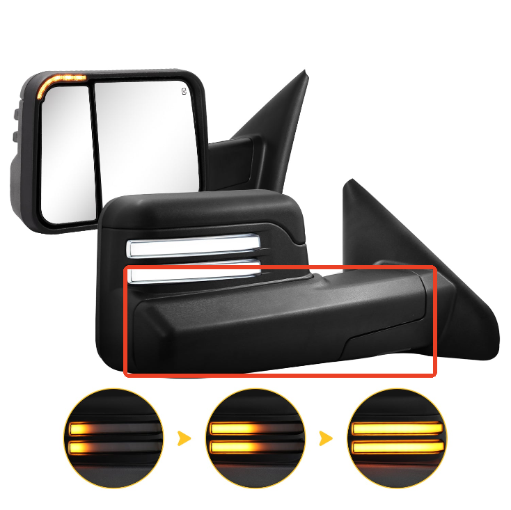 The mirror front arm end shell accessory for Switchback Towing Mirrors for 2002-2008 Dodge Ram 1500 2003-2009Dodge Ram 2500 3500