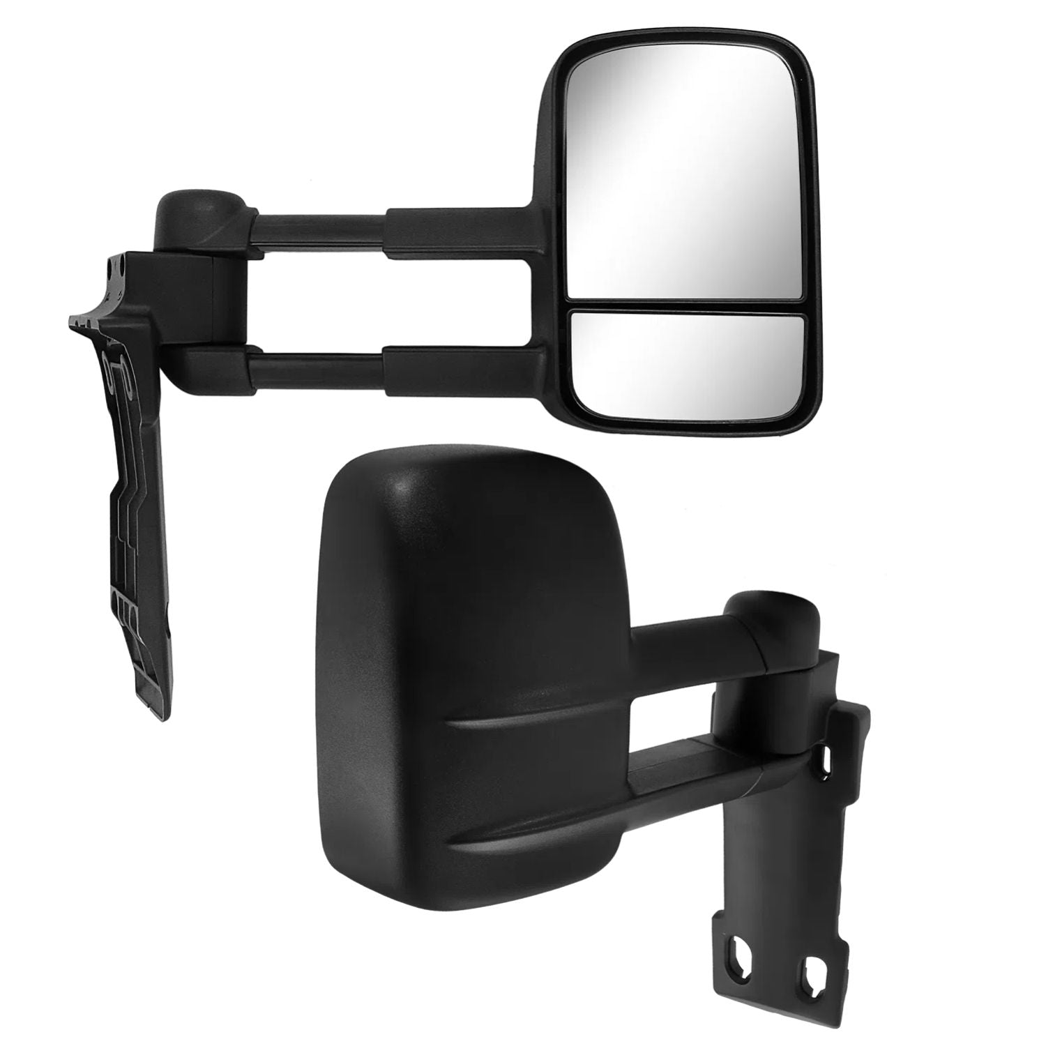 Sanooer Manual Fold Tow Mirrors for 1984-2022 Toyota LandCruiser 70 75 76 78 79