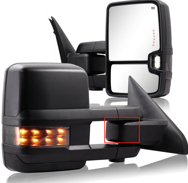 Hinge Cover for 2009-2018 Dodge Ram Tow Mirrors