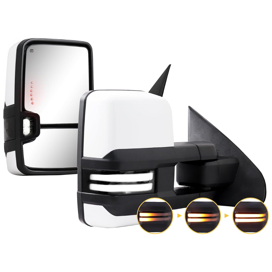 Driver Side Towing Mirror for 2014-2018 Chevy Silverado GMC Sierra