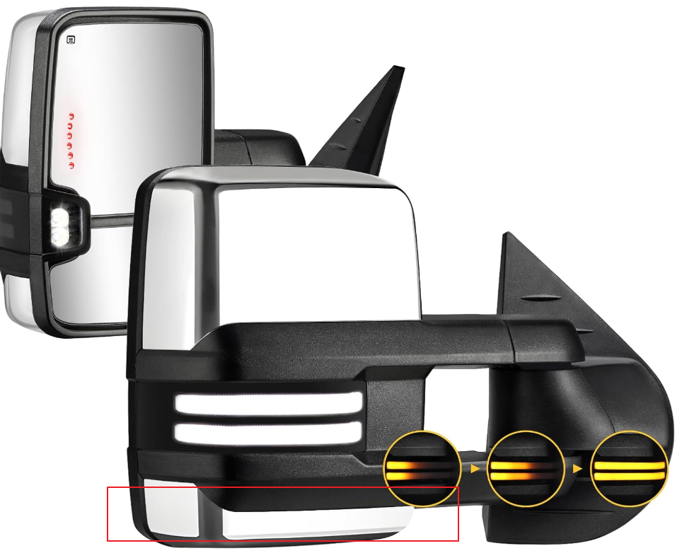 A Lower Chrome Cap on the Driver Side for Silverado Sierra