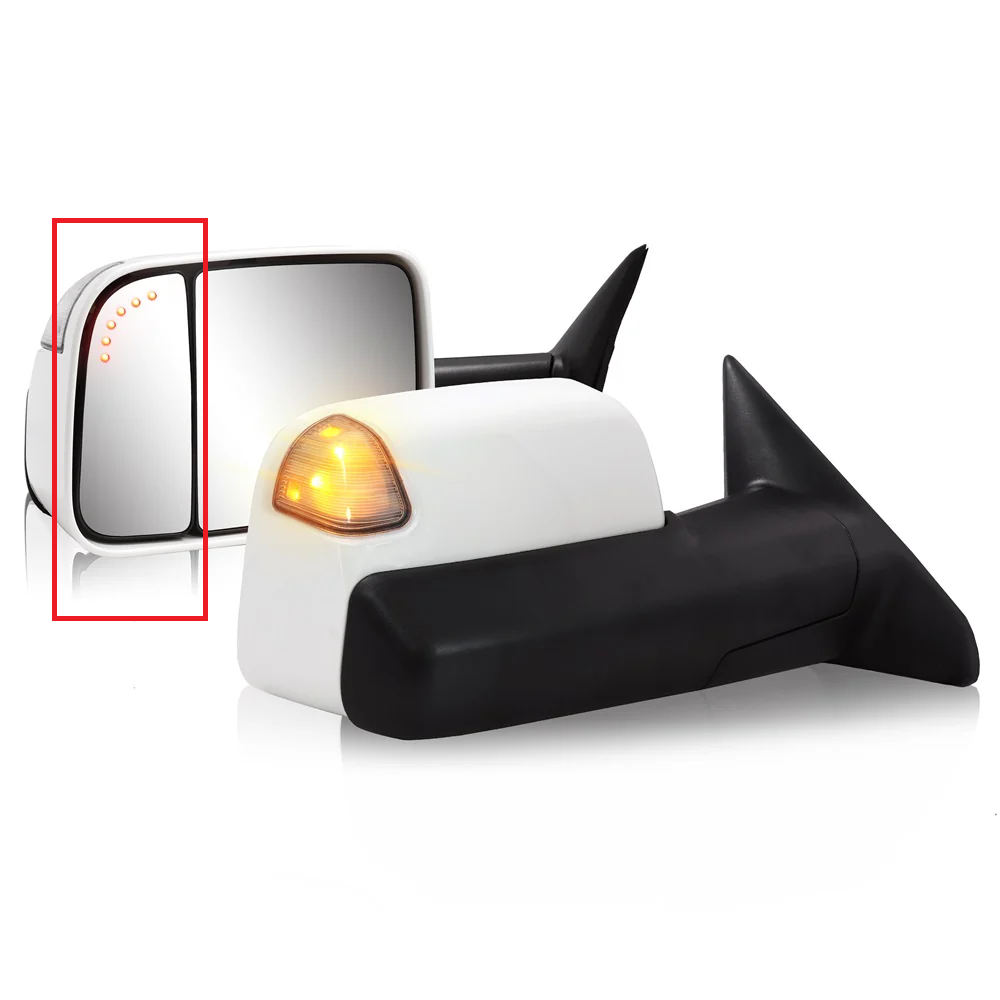 Left Small Mirror of Towing Mirrors for Ram