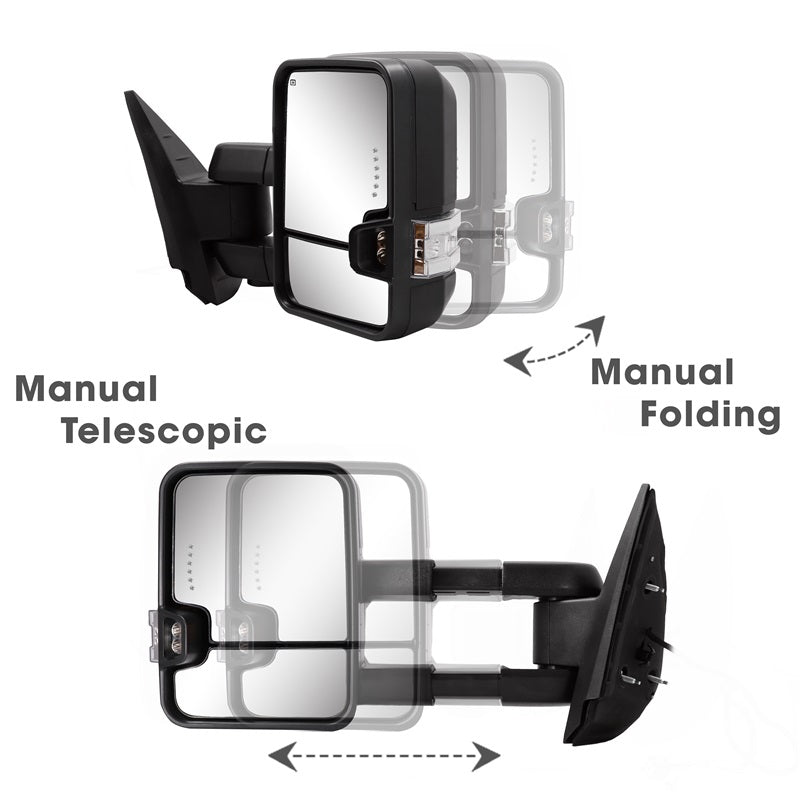 Sanooer-2007-2021-Toyota-Tundra-Multifunction-Pair-Set-Basic-Towing-Mirrors-Smoke-Lens-manual-telescopic-folding